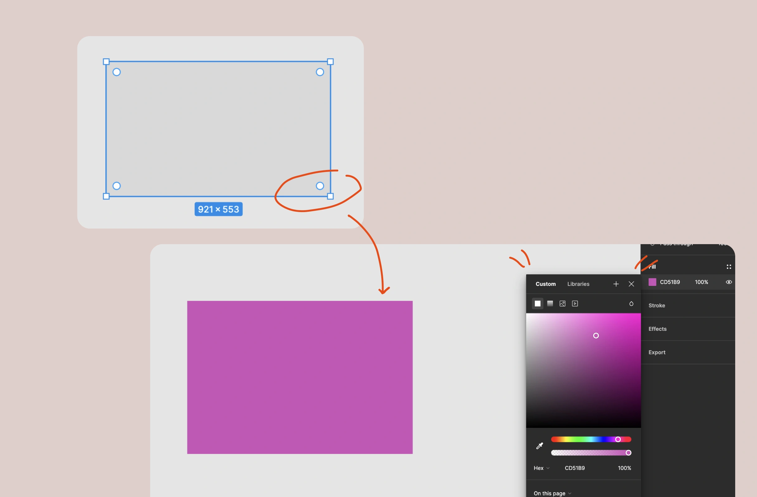 Bitesized UX example: Hiding the item outline