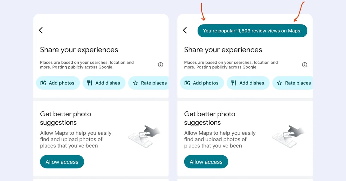 Bitesized UX example: Motivating social proof