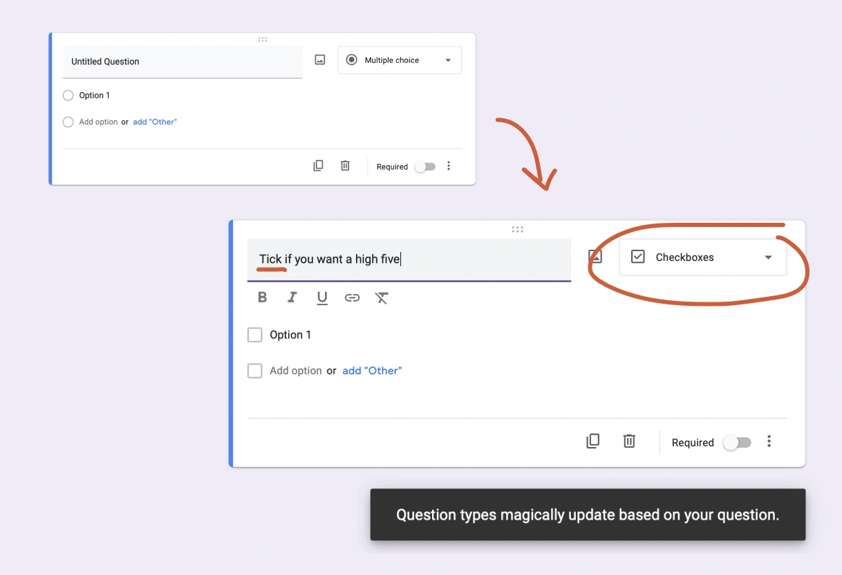 Automatic question detection