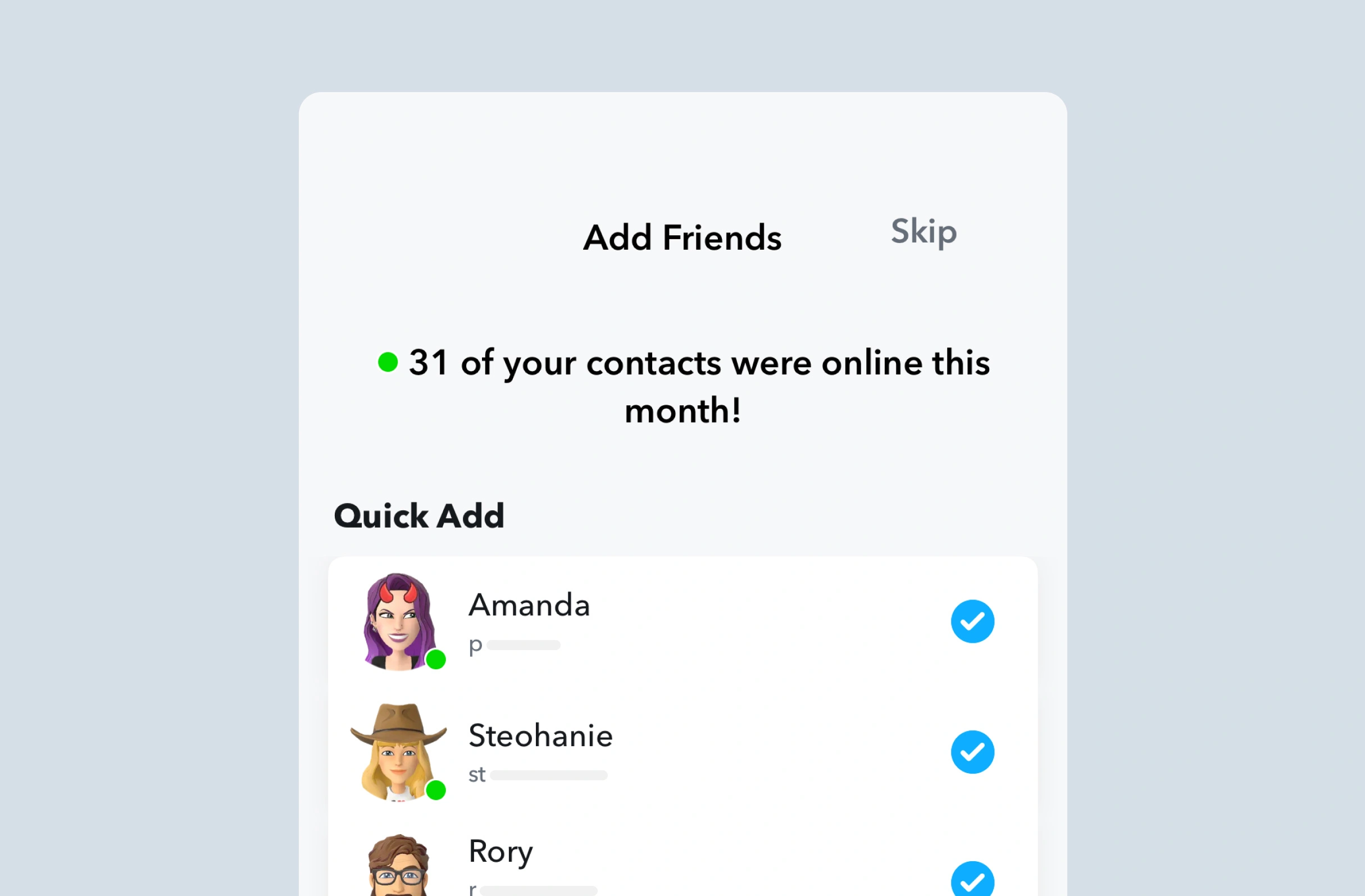 Snapchat Social Proof