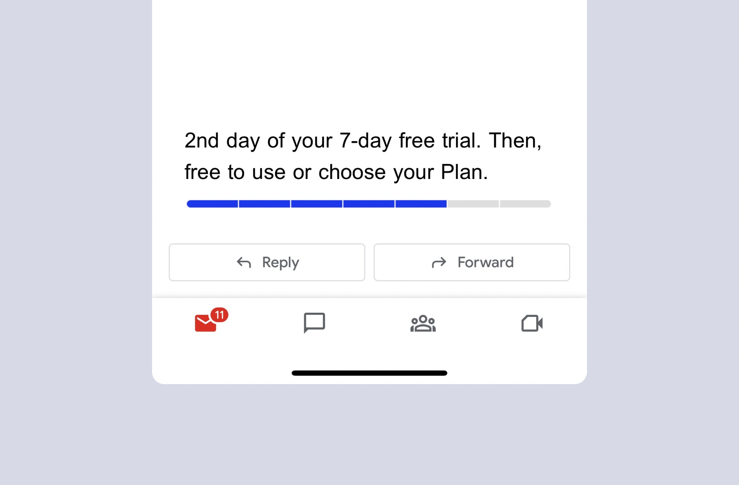 Timestripe's trial onboarding