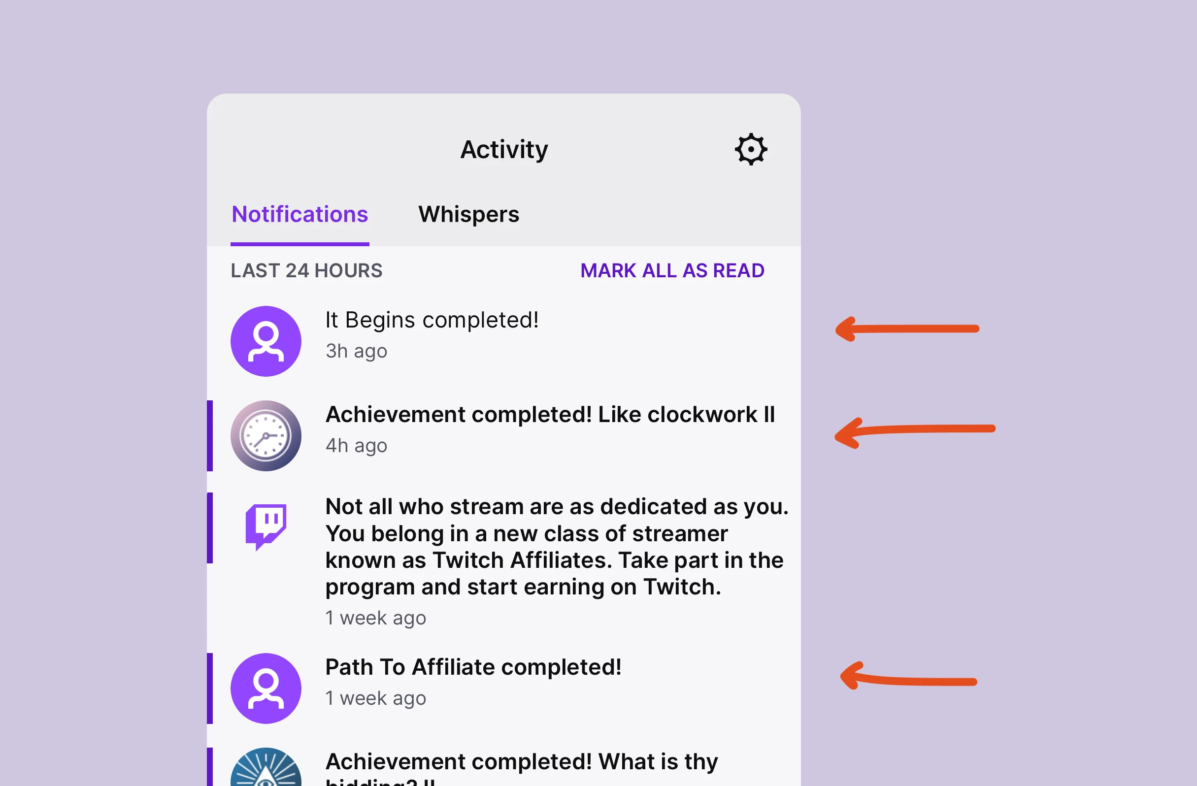 Activity quiz
