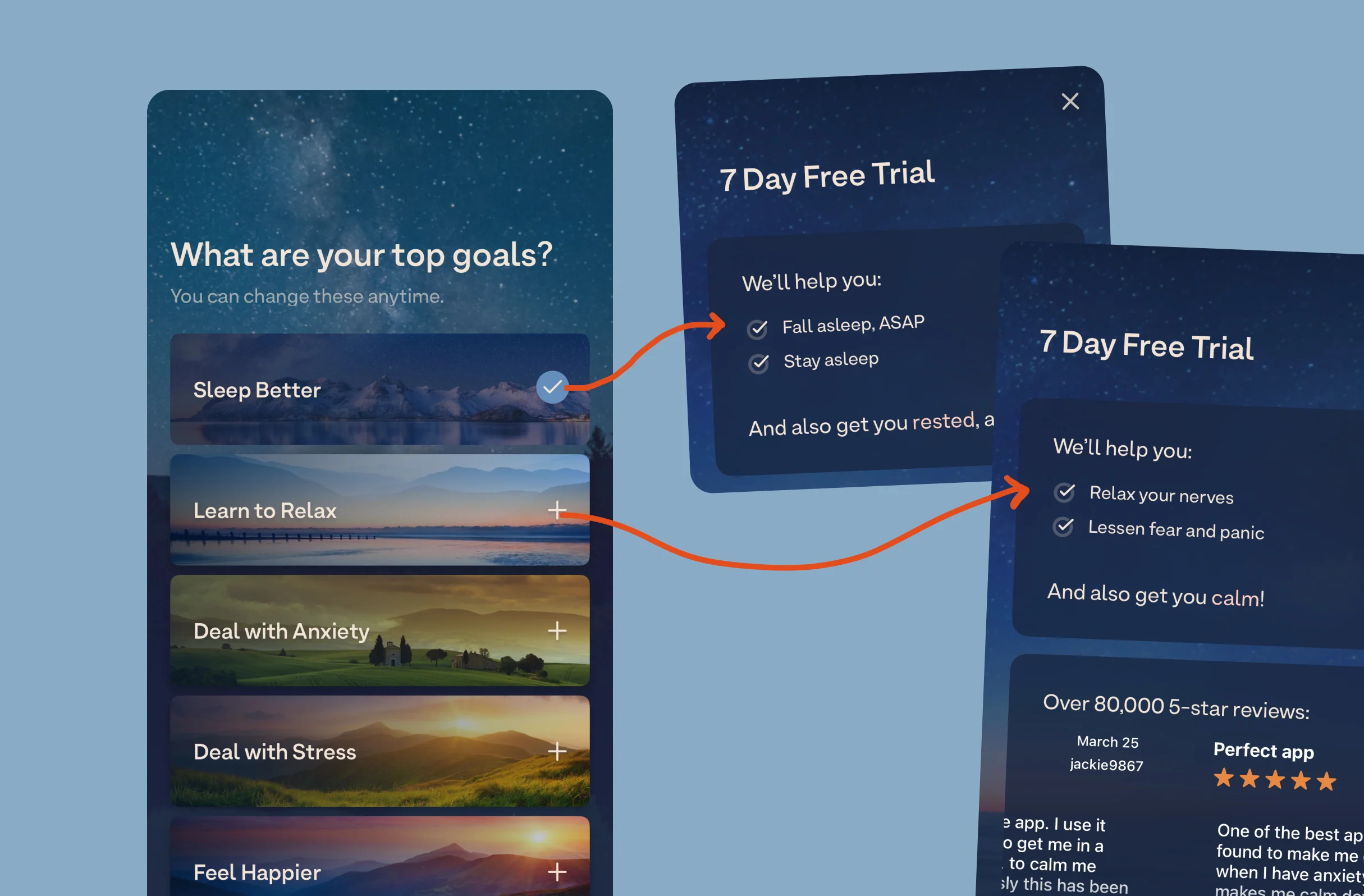 Using specific benefits to convert more