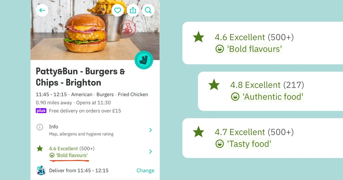 Bitesized UX example: One word social proof