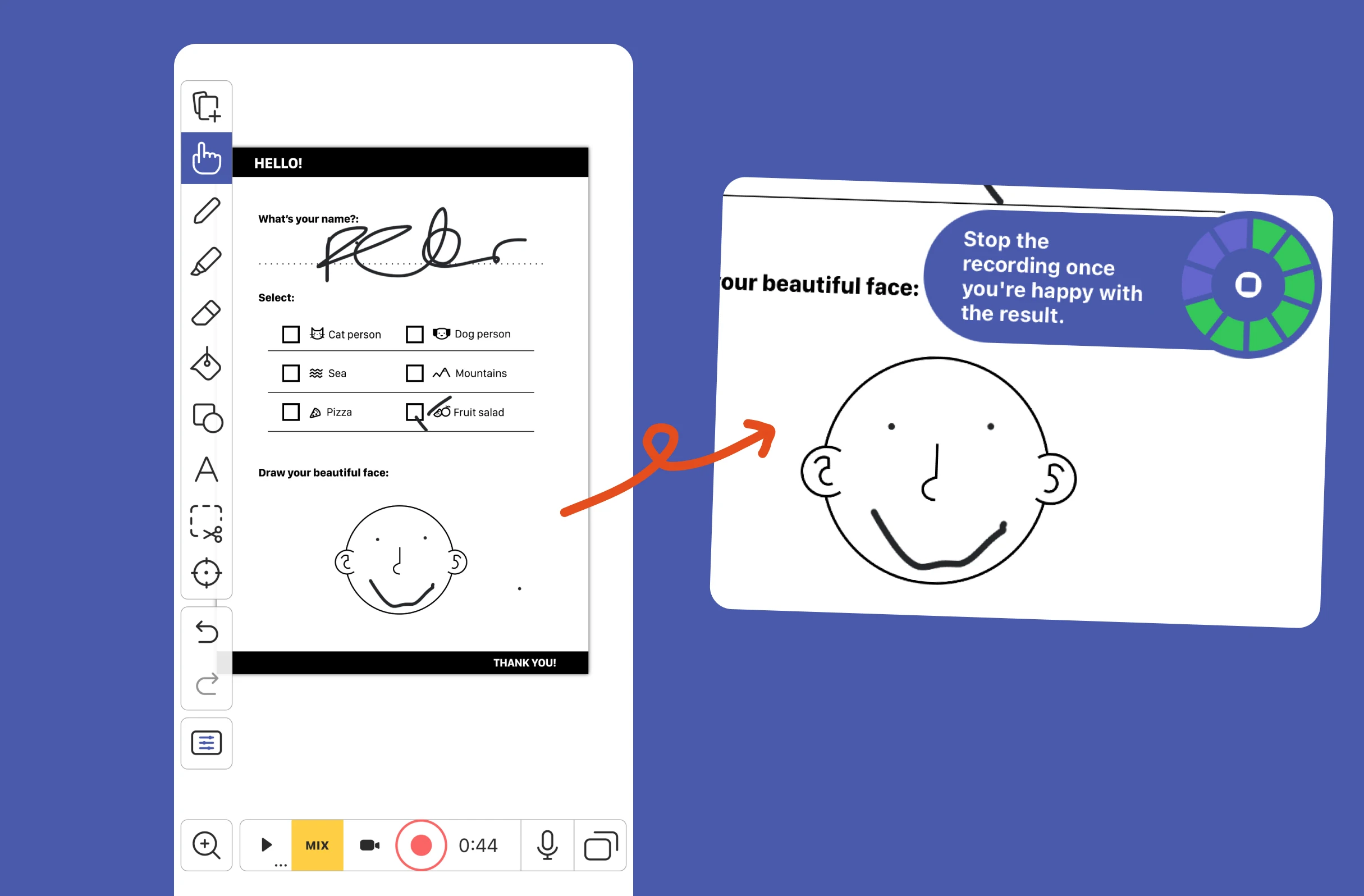 An interactive onboarding demo