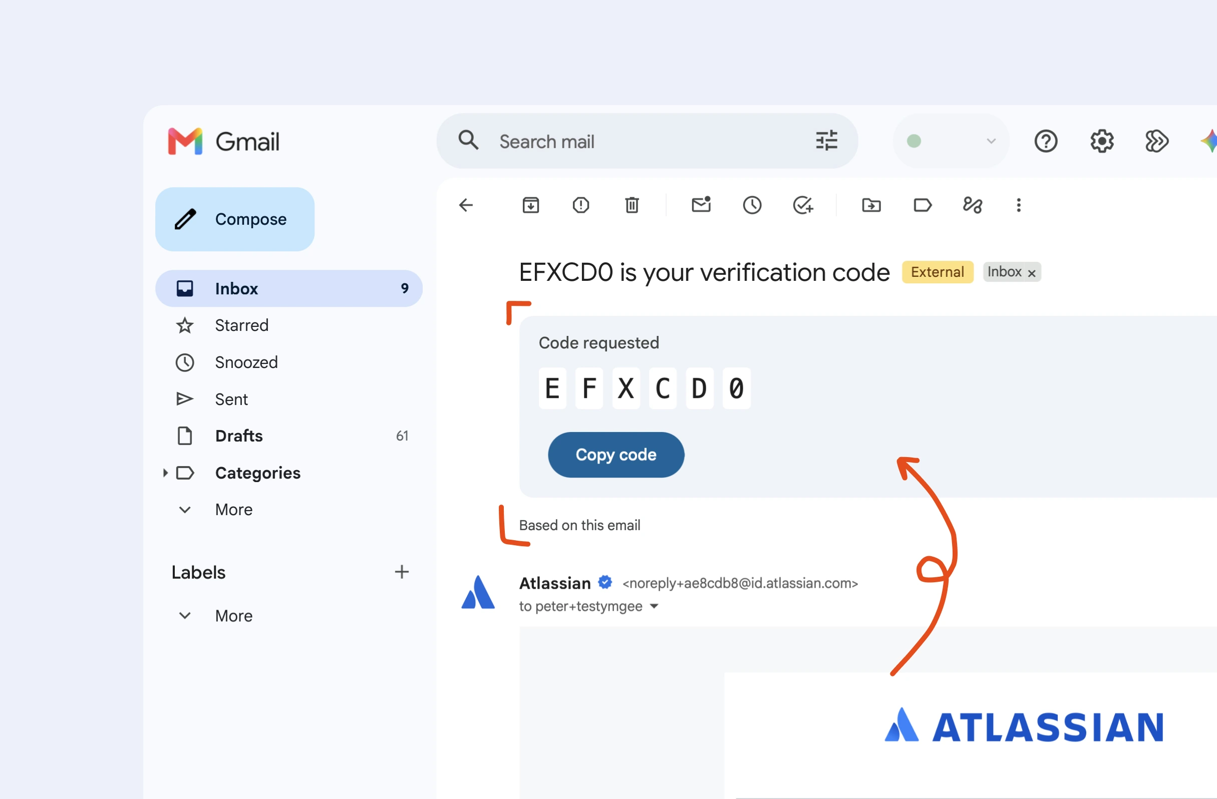 Highlighting verification codes