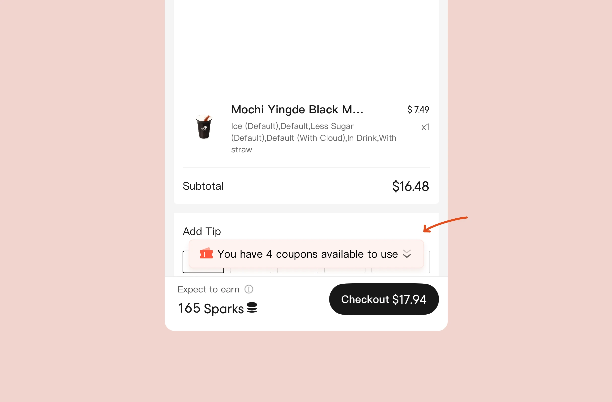 You have coupons