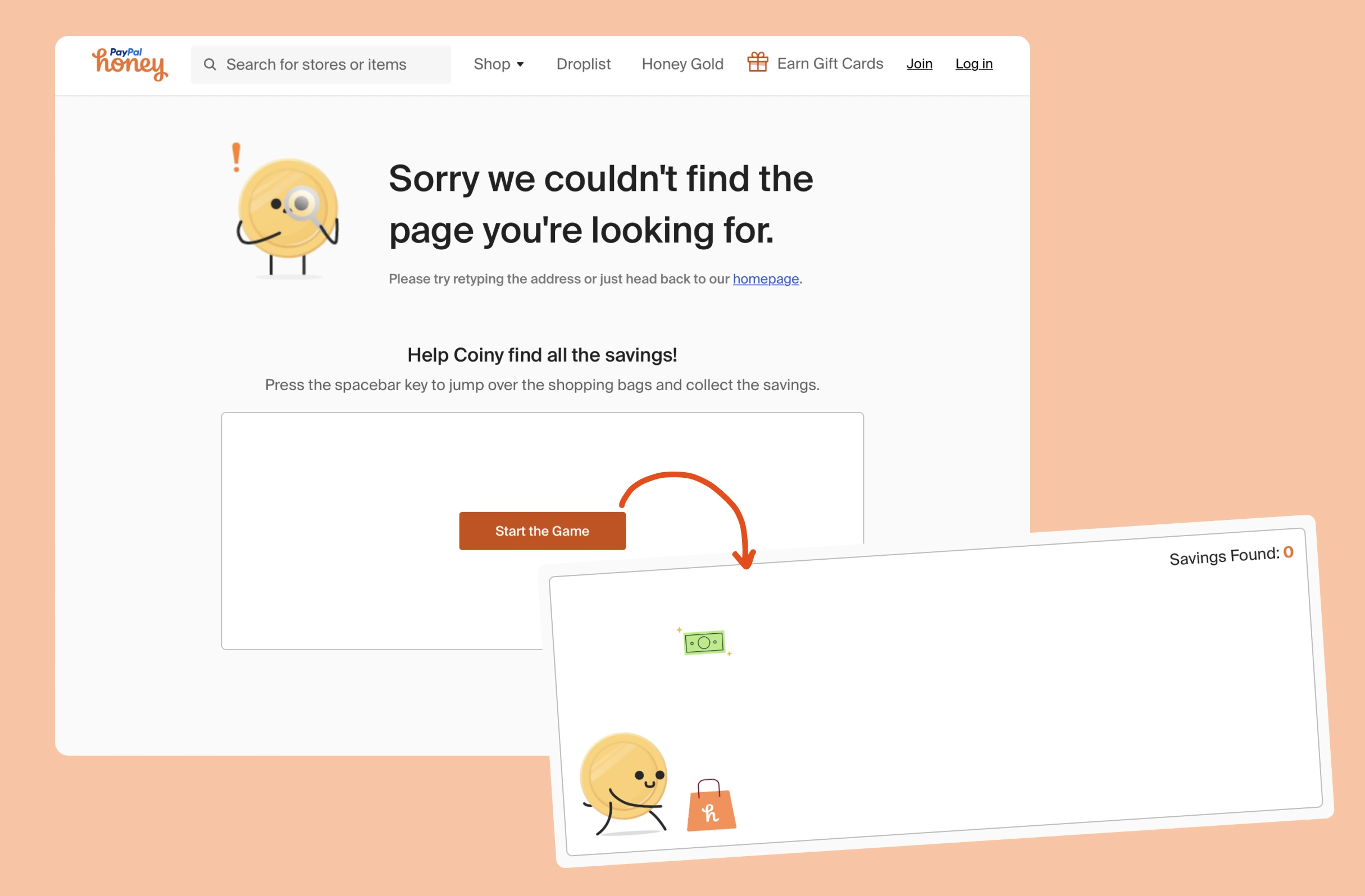 404 minigame