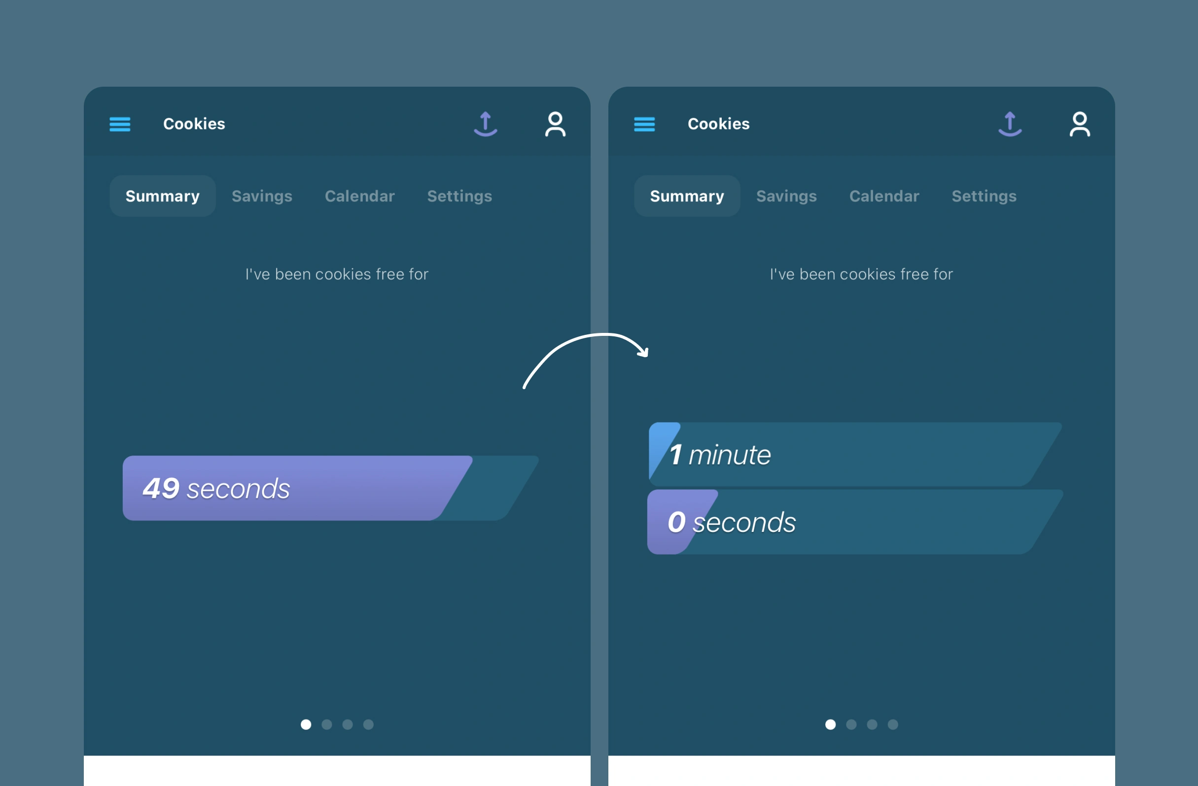 Bitesized UX example: Creating immediate satisfaction