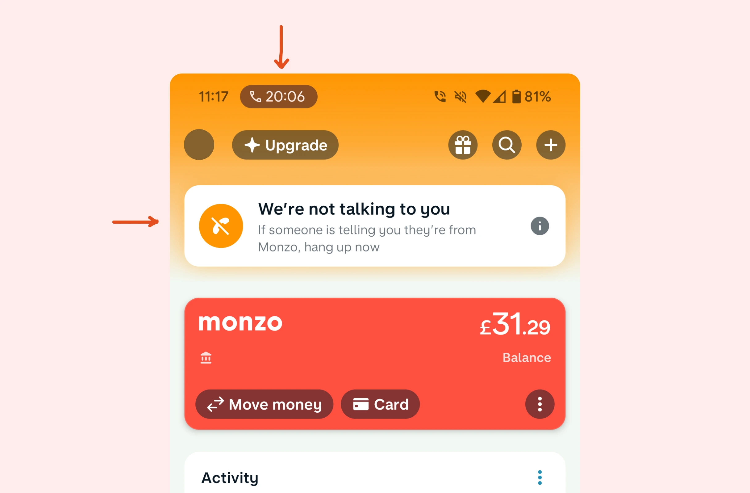 Bitesized UX example: You're not talking to us