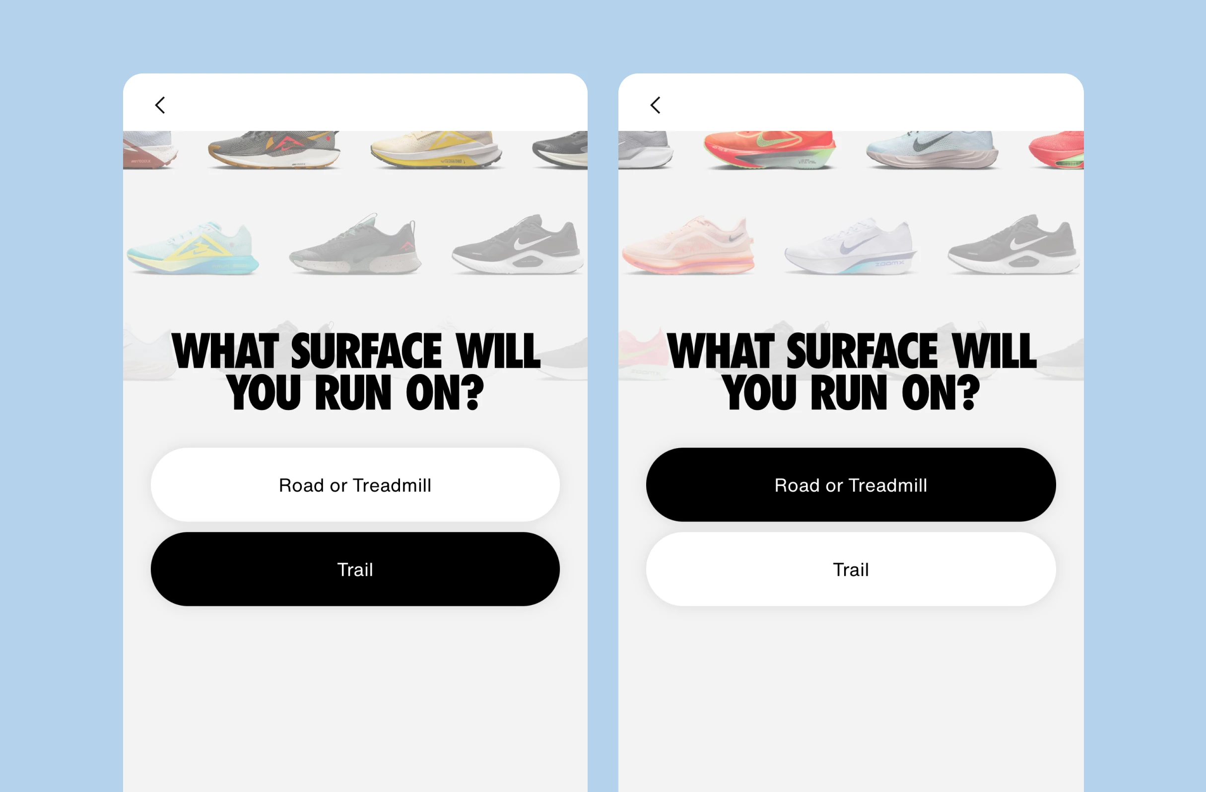 Bitesized UX example: Dynamic hero images