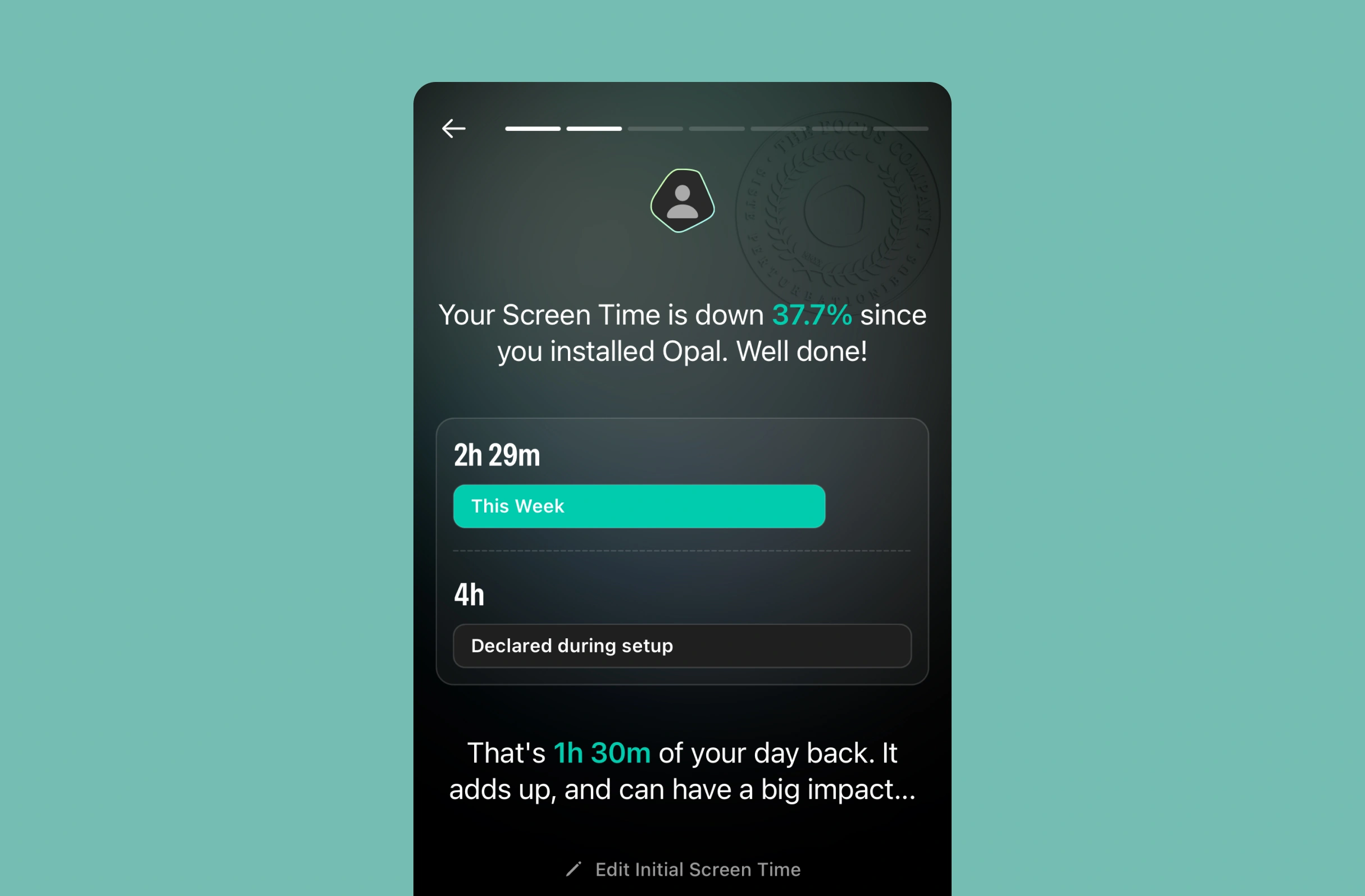 Bitesized UX example: Check out the new you