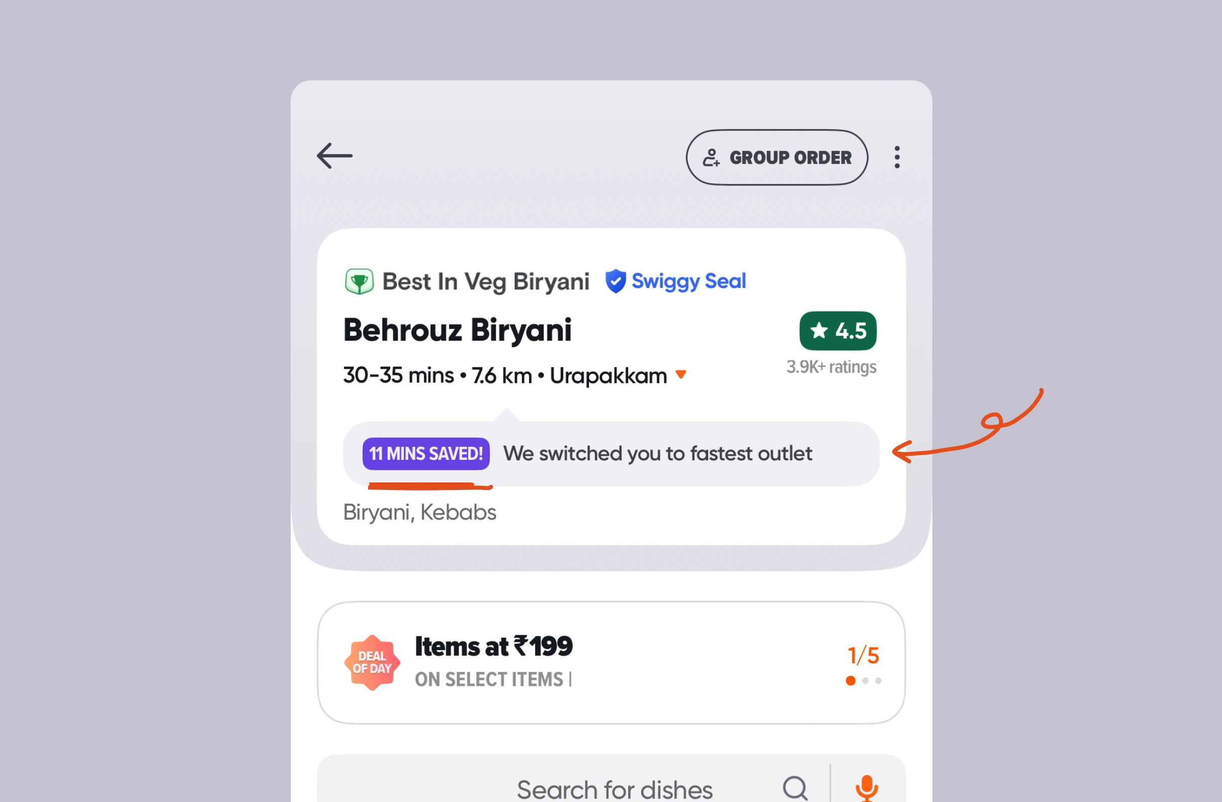 Bitesized UX example: We've saved you 11 minutes