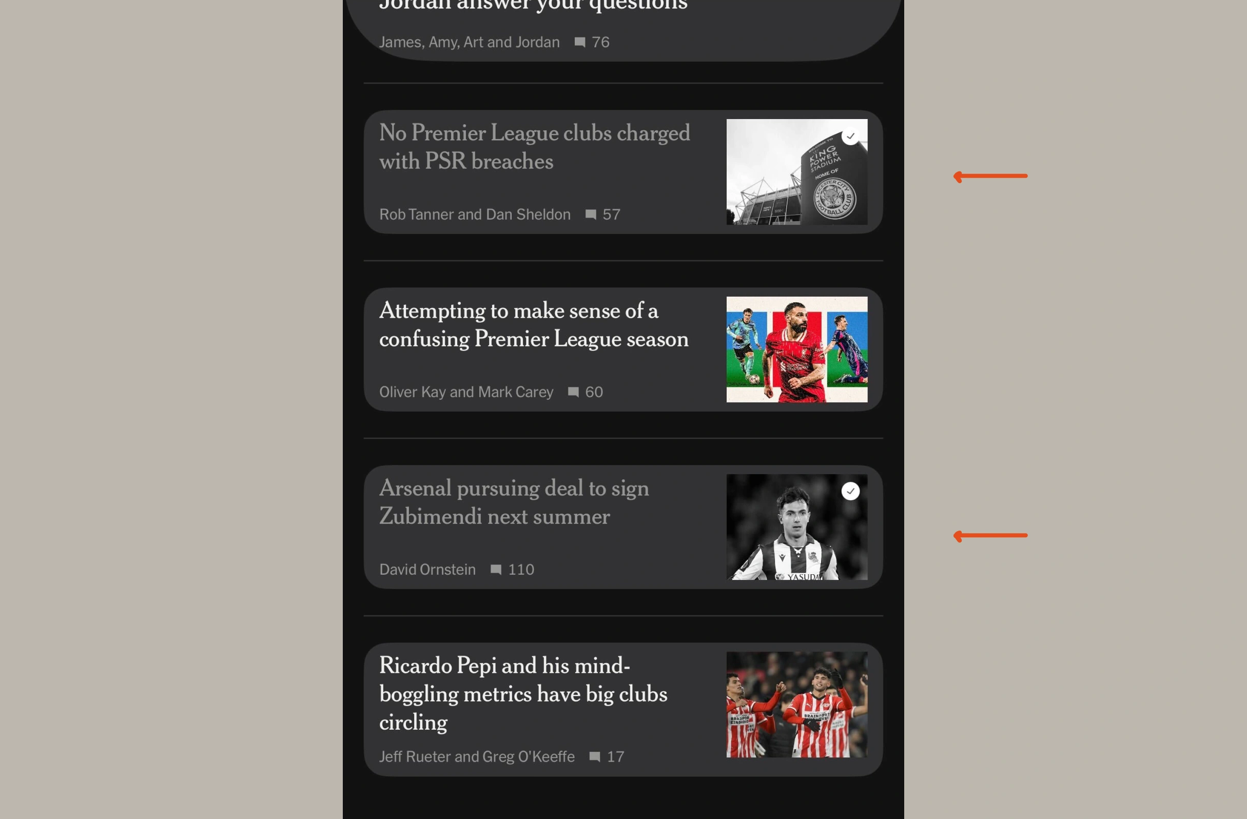 Bitesized UX example: An obvious cue
