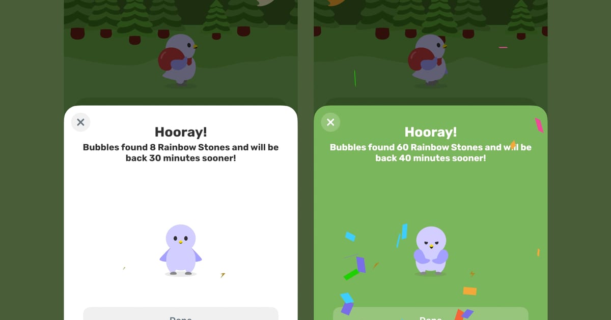 Bitesized UX example: Variable daily rewards
