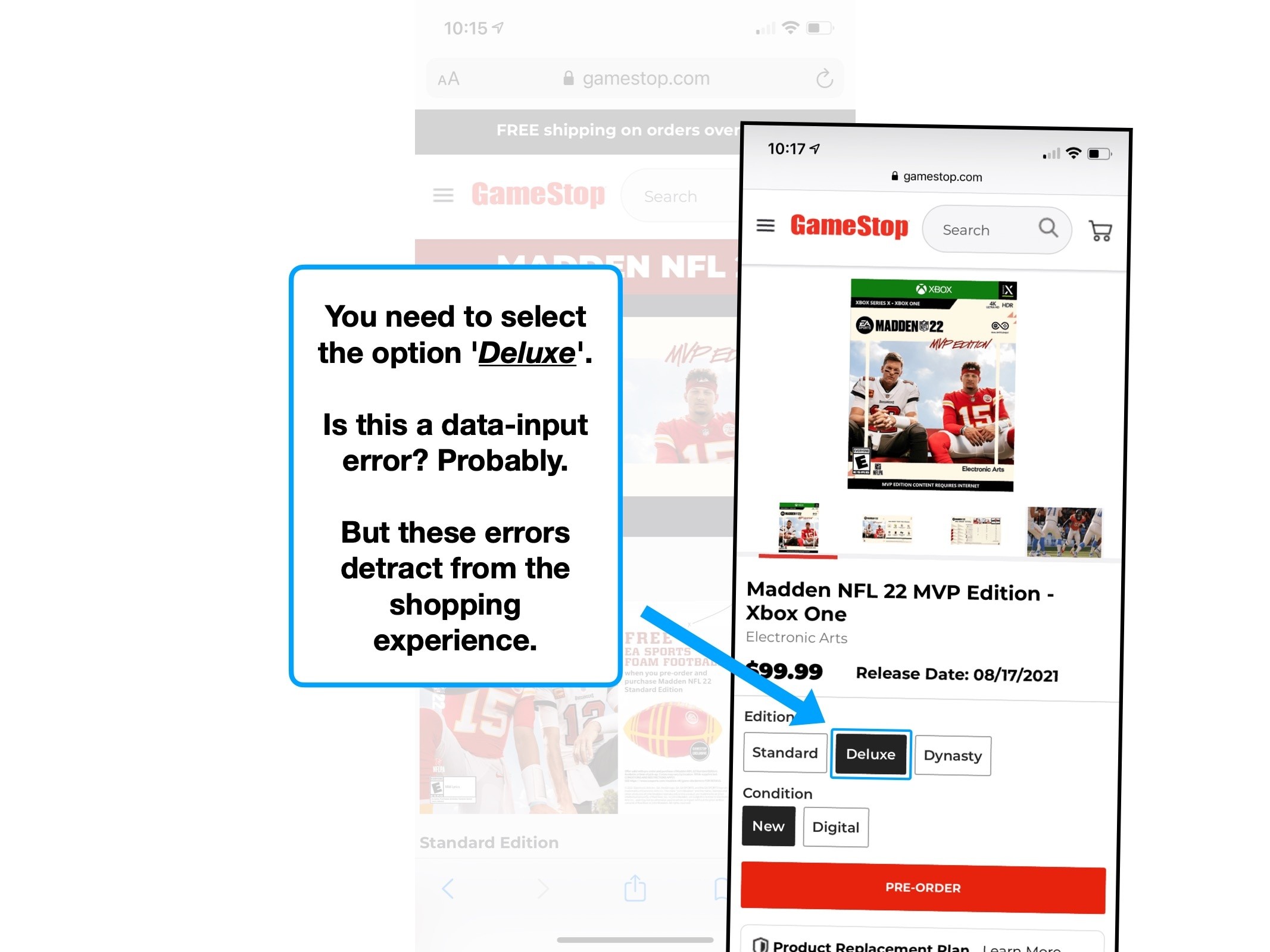 A UX case study on Gamestop ️