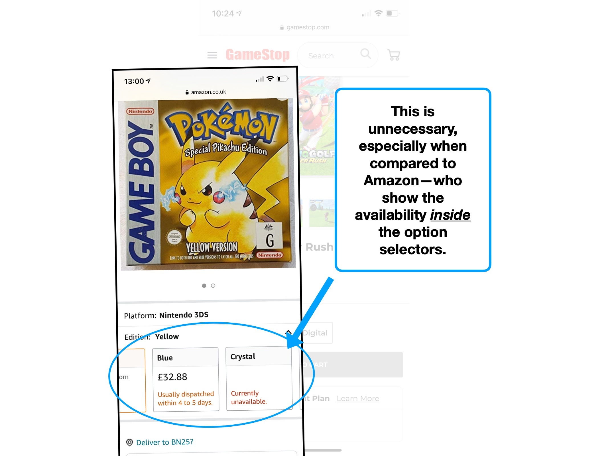 A UX case study on Gamestop ️