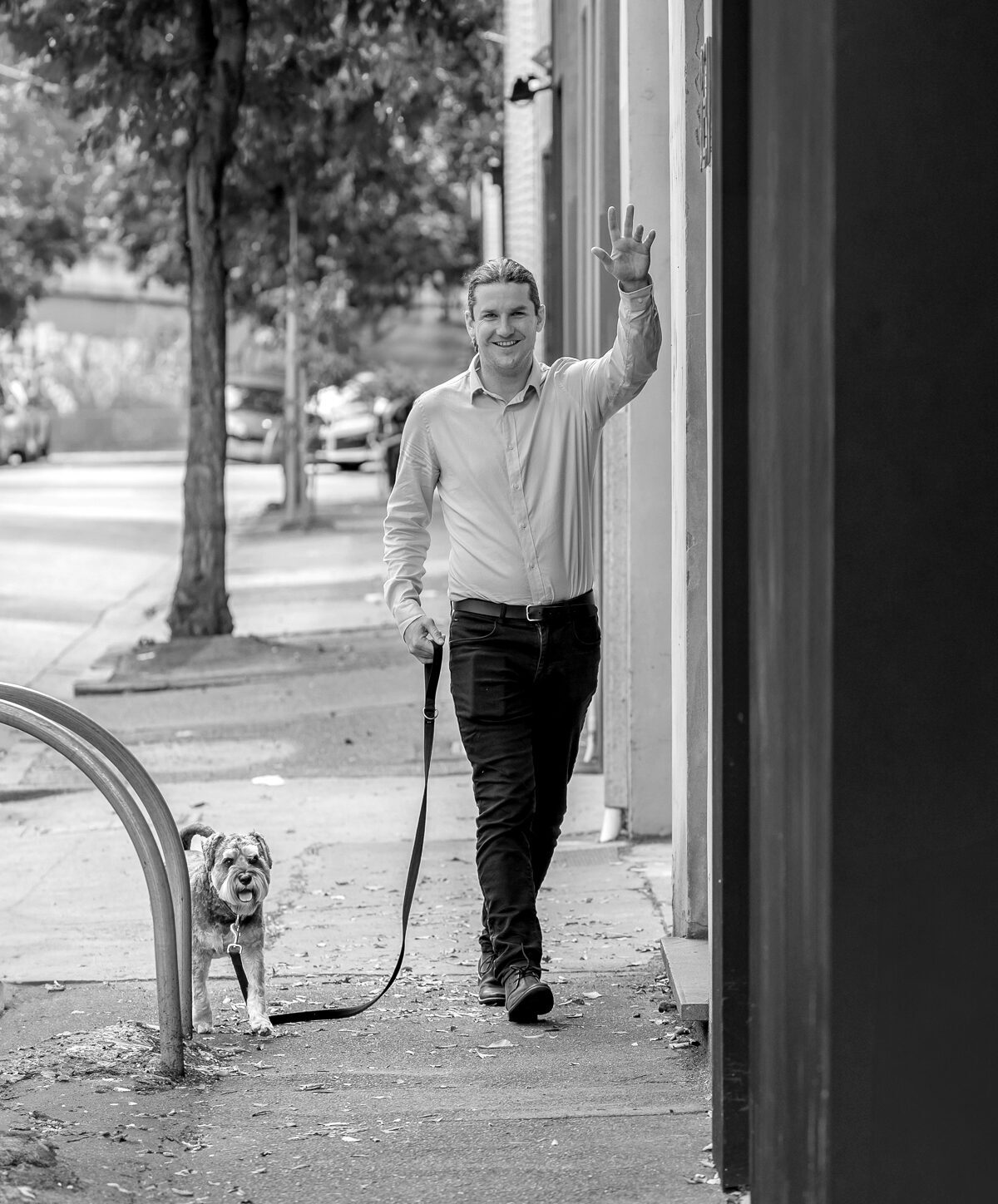 Pos Imp Dog Boy BW Cropped