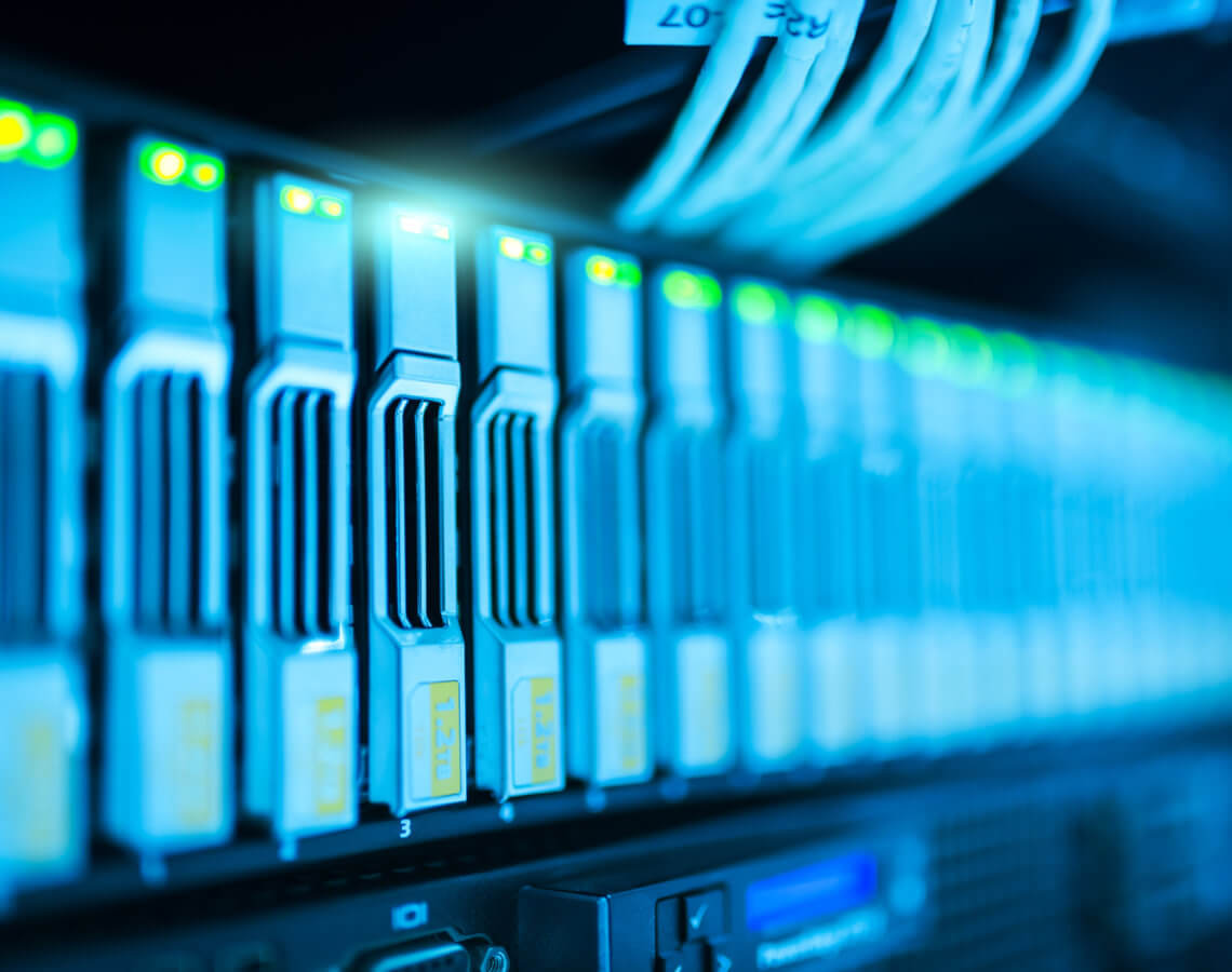 Canva Network Servers in Data Room Domestic Room