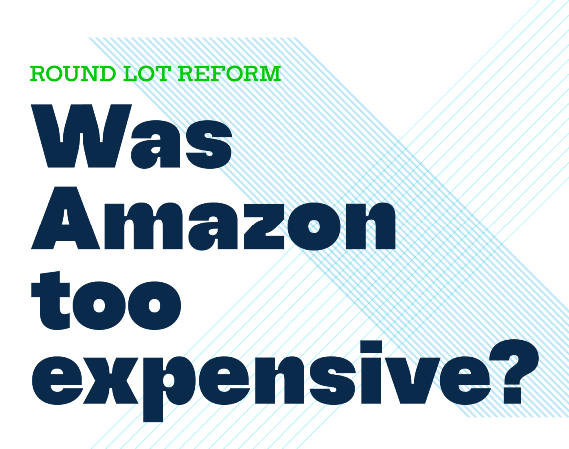 Was Amazon too expensive?