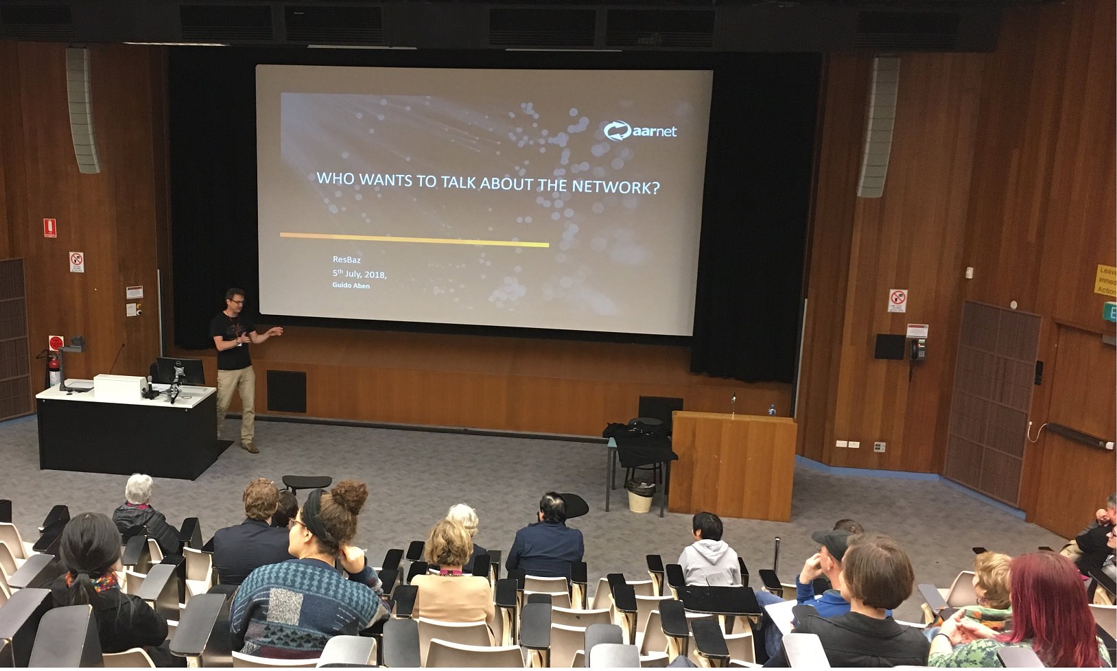 Guido at ResBaz