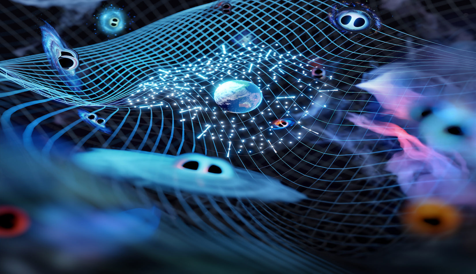 Pulsar Timing Array. Credit: Carl Knox, OzGrav