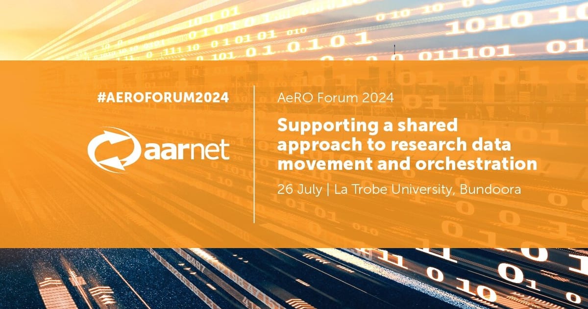 Aarnet Learn about innovative data solutions at the AeRO Forum 2024 | AARNet
