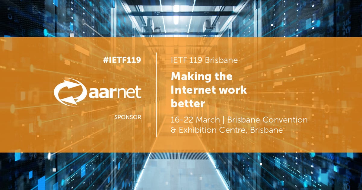 Aarnet IETF 119 Brisbane | AARNet