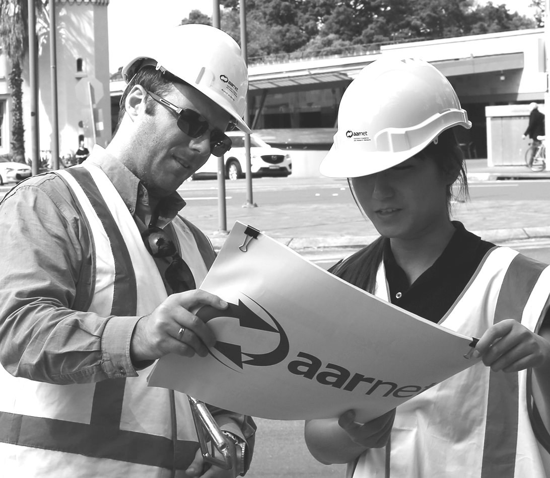 AARNet team on location