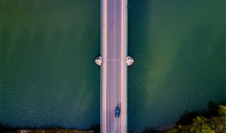 AWS Direct Connect dedicated connection bridge over water Amazon Web Services