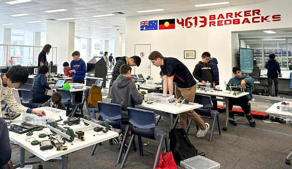 Barker college robotics centre build