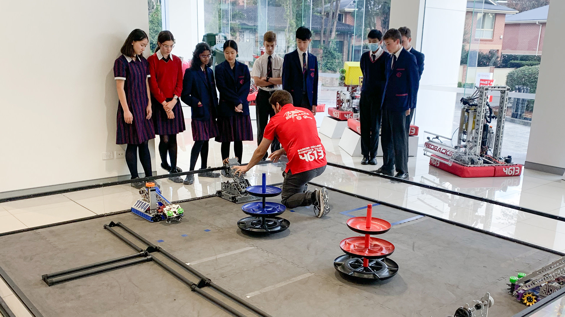 Barker college robotics centre field