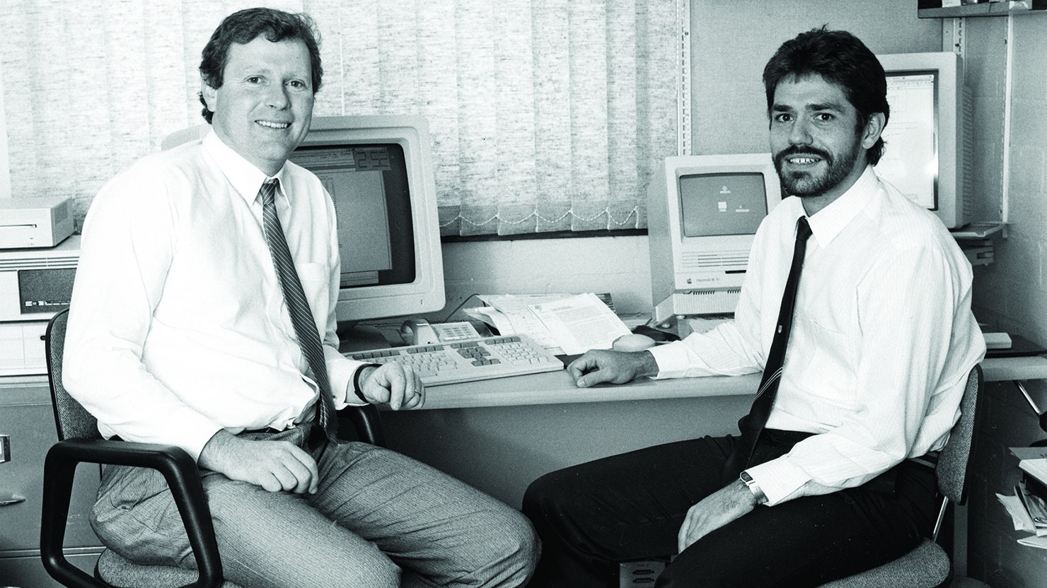 Geoff Huston and Peter Elford