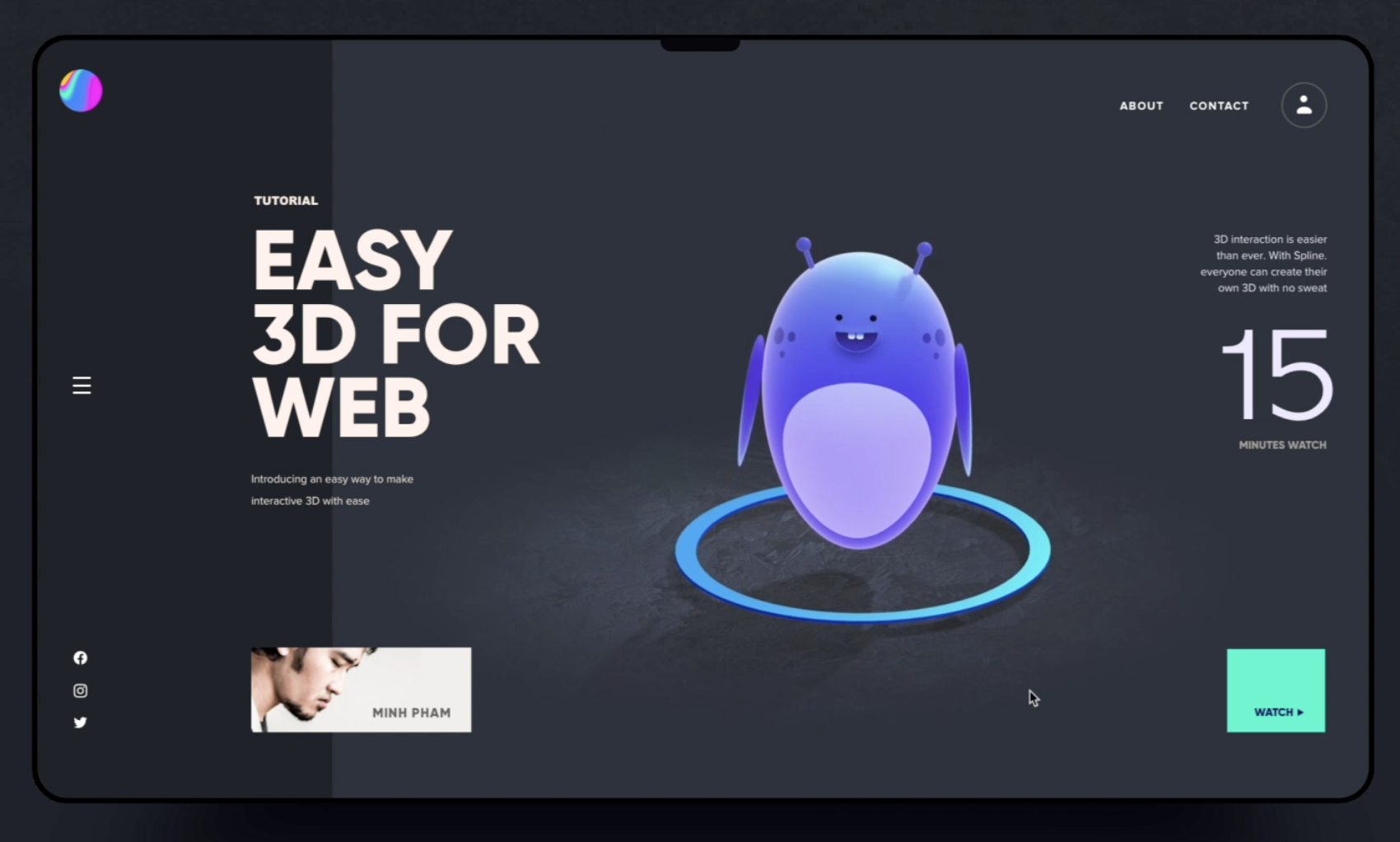 Hoe maak je een moderne UI met Spline | Appeel.io