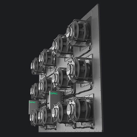 Fan wall manufacturers coupler installation