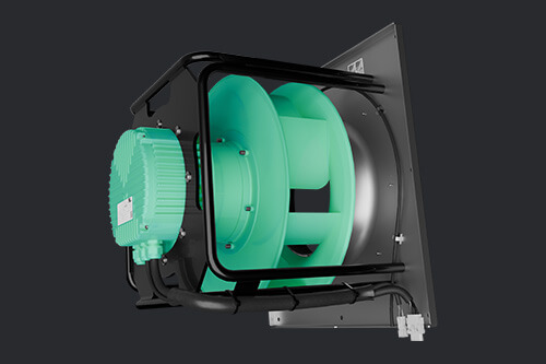 Mpf plug fan motorized impeller