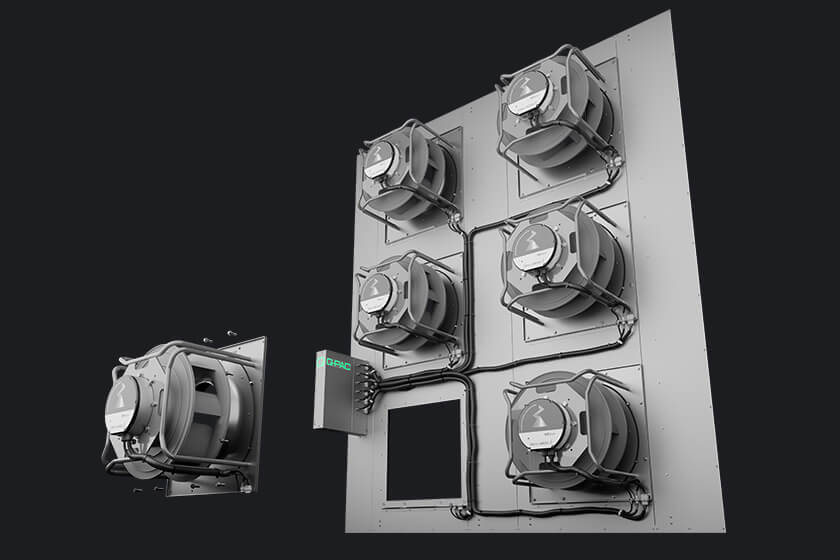 Mpf plug fan wall replacement