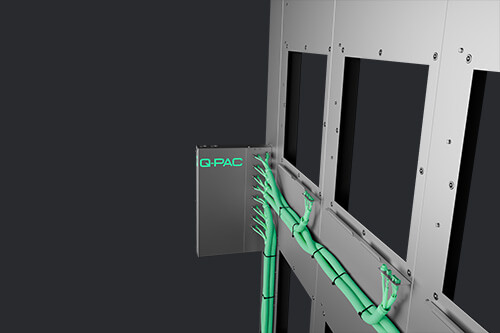 Plenum fan frame harness