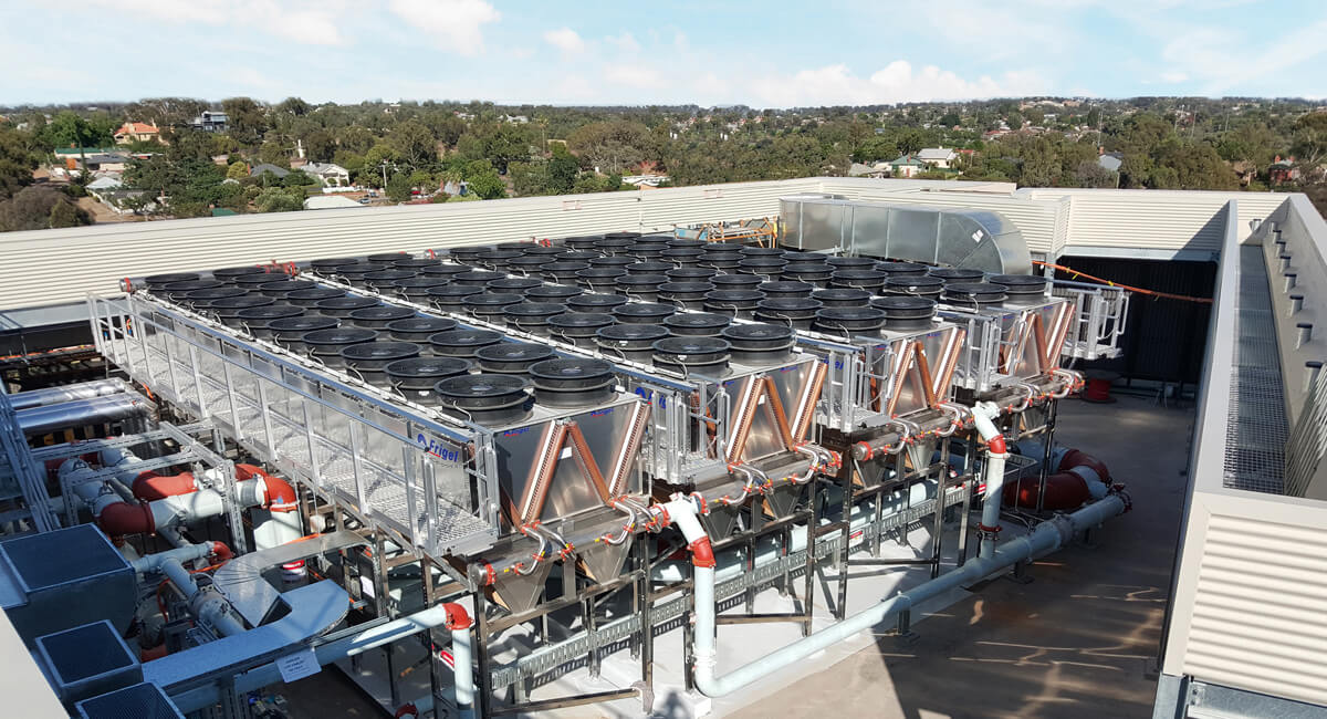 Ecodry adiabatic cooling system frigel