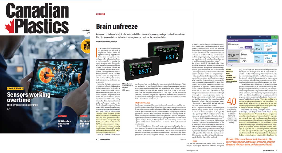 Frigel Canadian Plastics magazine interview 2026 pages