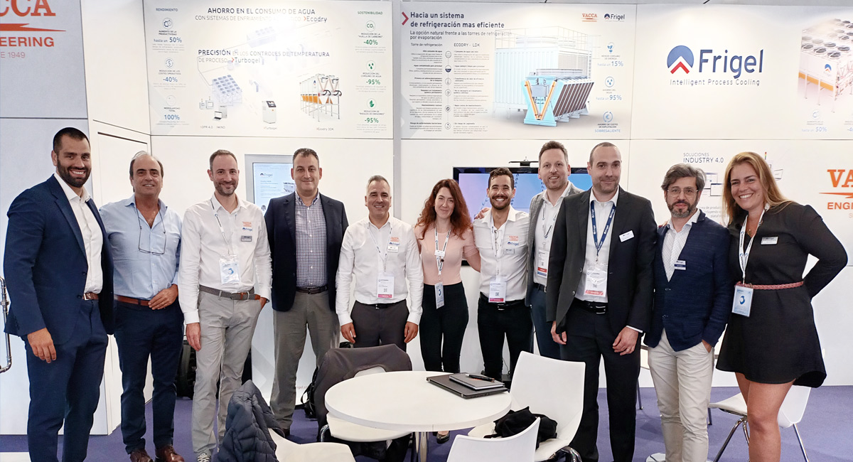 Frigel equiplast booth people process cooling solutions