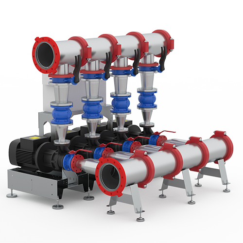 Aquagel pumping group