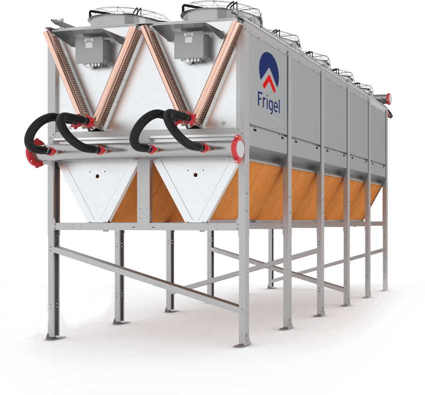 Ecodry central adiabatic cooling system
