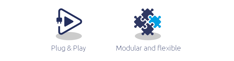 Landing plugplay modular 1