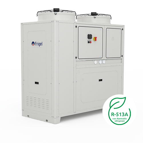 Chiller Scroll R513a Air Cooled Scroll Chiller - 3 to 21 ton, with R513A gas | Frigel Group