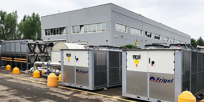 Industrial chiller medium menu