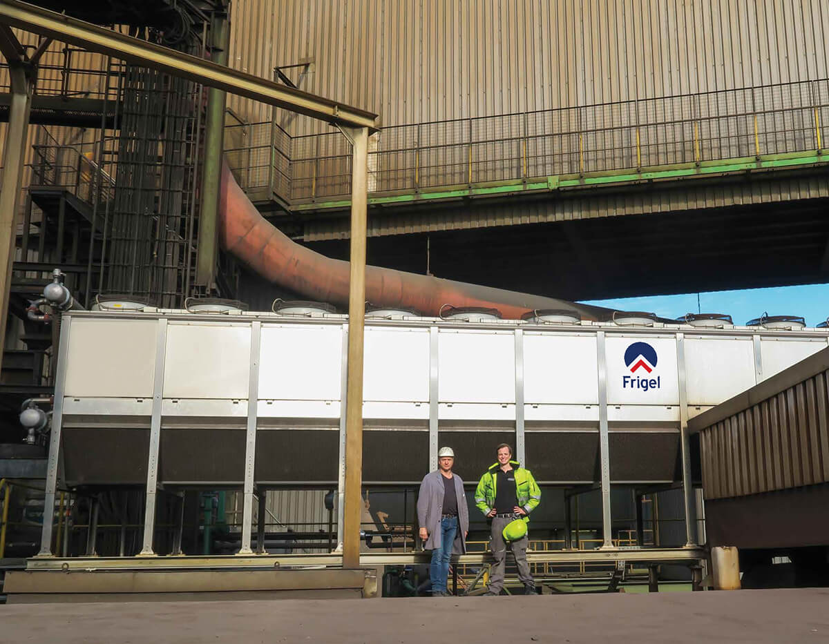 Die Komplettanlage auf dem Dach der Mischofen Halle