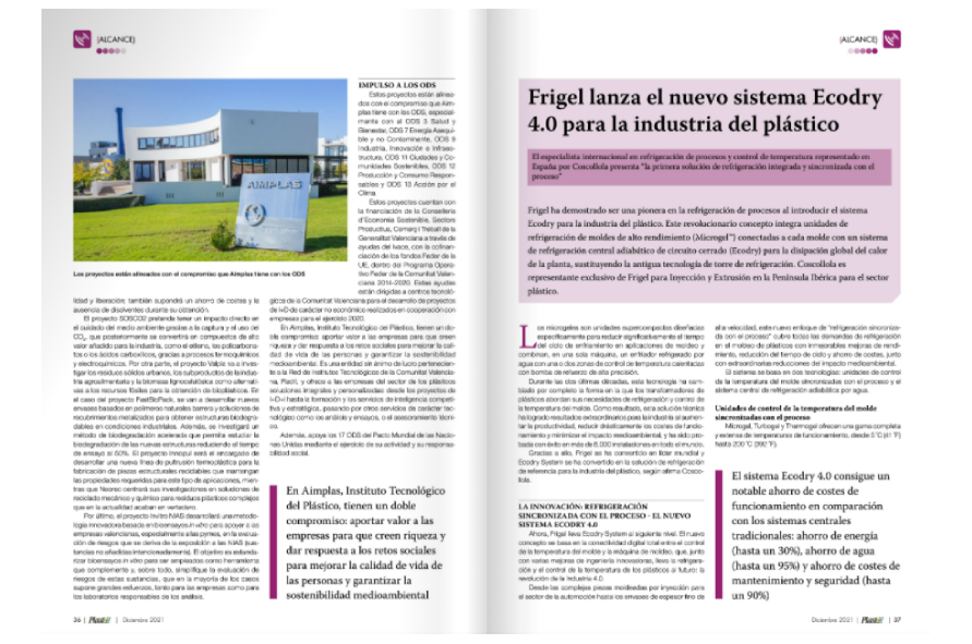 Frigel plast21 press article dec 2021 01