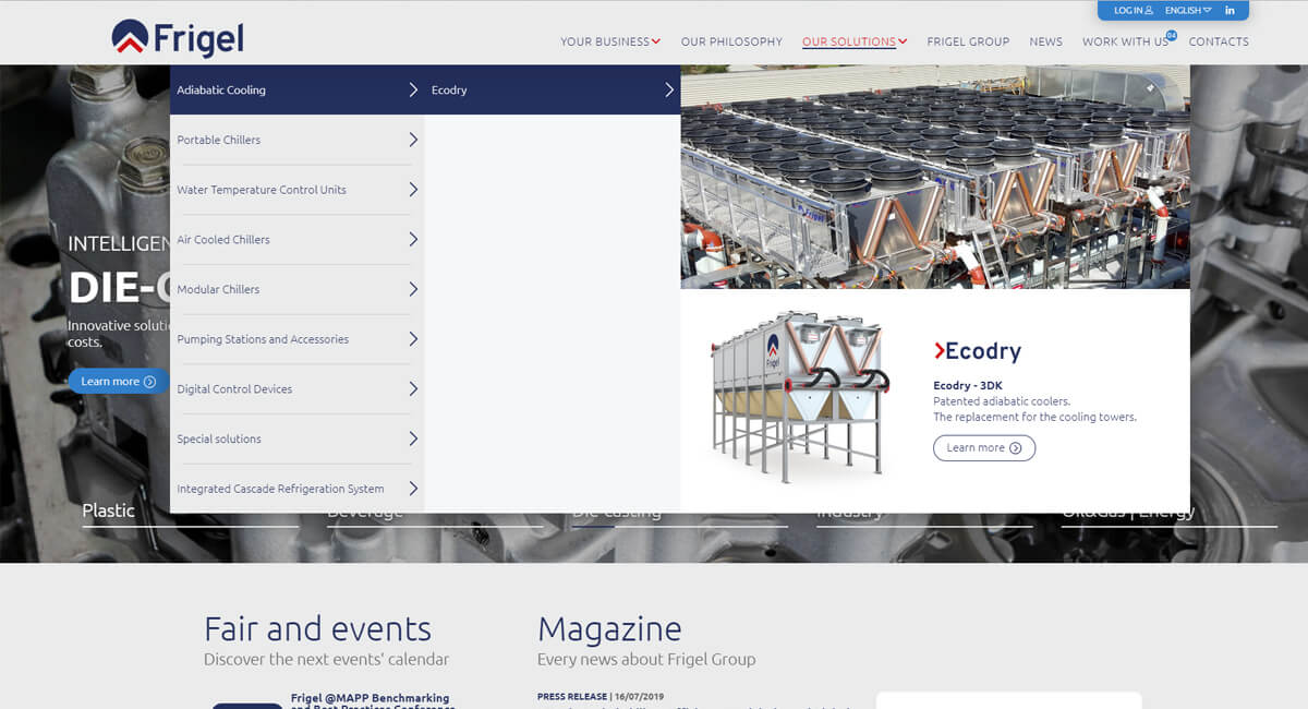 Our solutions frigel