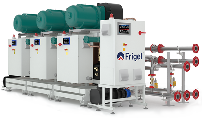 Cascade refrigeration system frigel